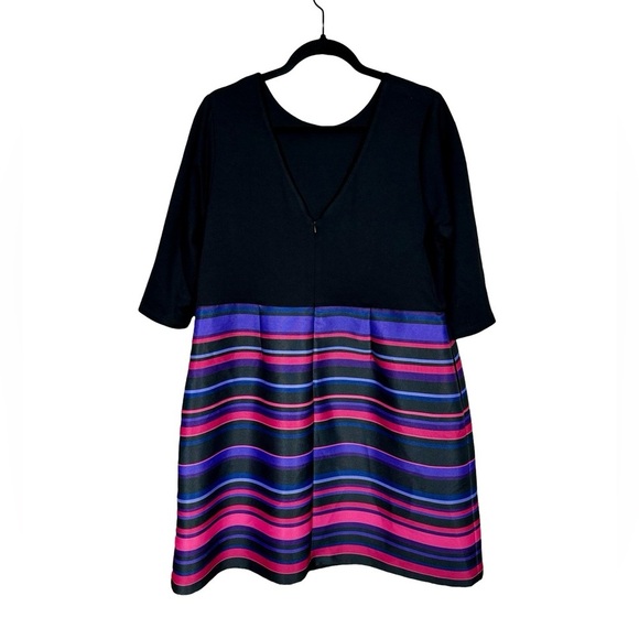 Hutch Twofer Pink Purple Striped Sheath Party Dress - Picture 4 of 9